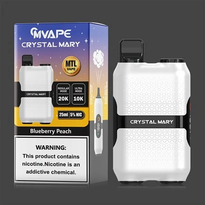 CM Jednorazový VAPE 20000 PUFF SPACE ROCKET VAPE:Blueberry Peach